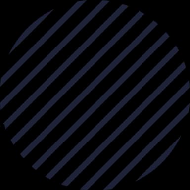 Purple Diagonal Lined Circle