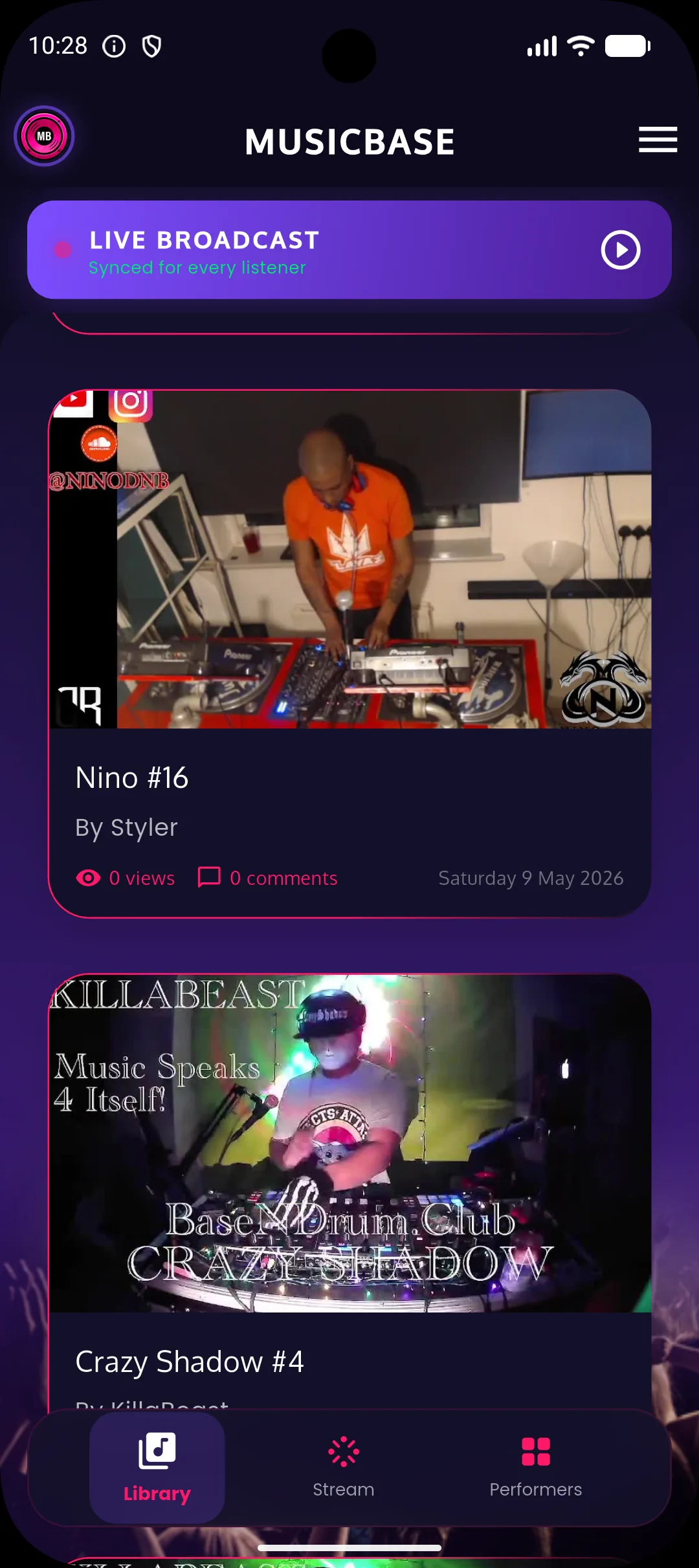 Musicbase screenshot 1