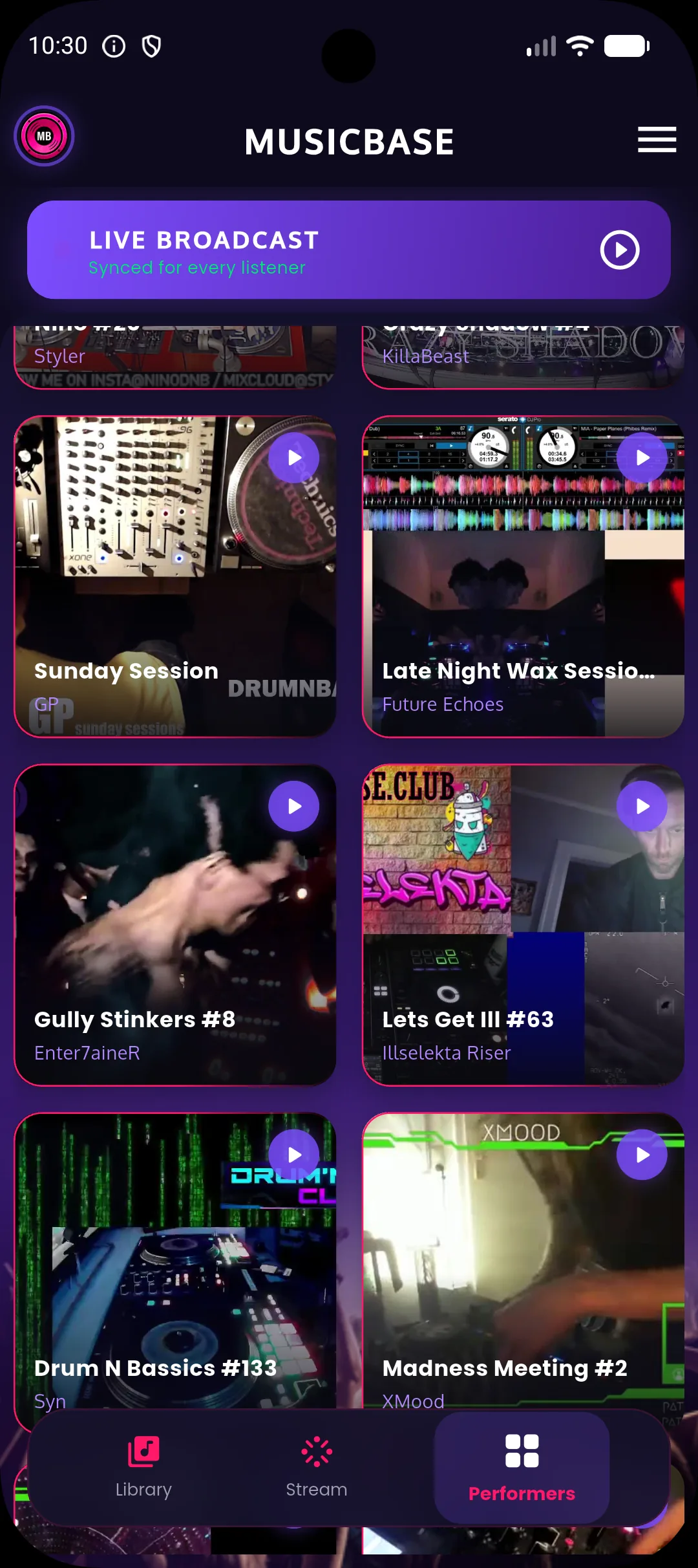 Musicbase screenshot 2